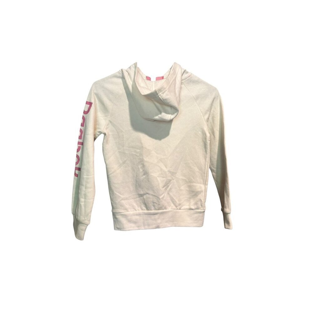 Reebok Girls White & Pink Pullover Sweater - Picture 2 of 6